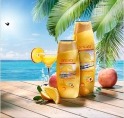 Avon Sprchový gel Senses krémový FRUITY MARGARITA s vůní hrušky a pomeranče 250 ml - kopie