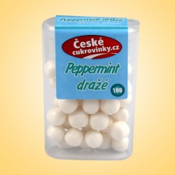 Peppermint dražé 16 g x 18 ks