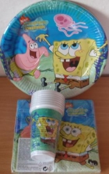 Party pohárek SpongeBob 8 ks