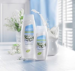 Avon Sprchový gel Senses HARMONY s vůní konvalinky a jablka 250 ml 