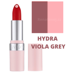 Avon Hydratační matná rtěnka Hydramatic HYDRA VIOLA GREY s hydratačním středem s kyselinou hyaluronovou 3,6 g 10066 renatanej.cz