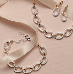 Avon Sada šperků EVELYN - náhrdelník, náušnice a náramek