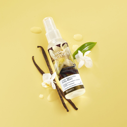 Avon Tělový sprej Naturals osvěžující s vůní vanilky a santalového dřeva 100 ml 