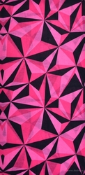 Šátek multifunkční růžové origami