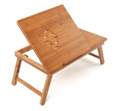 Bambusový stolek pod notebook 