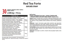 Červený čaj s chrómem v kapslích READ TEA FORTE 30 ks 