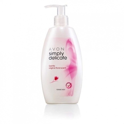 Gel pro intimní hygienu Simply Delicate s vůní květin  300 ml 