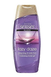 Avon Sprchový gel Senses LAZY DAZE s vůní rebarbory a ylang-ylang 250 ml 