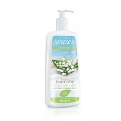 Avon sprchový gel Senses HARMONY krémový s vůní konvalinky a jablka 720 ml s dávkovačem