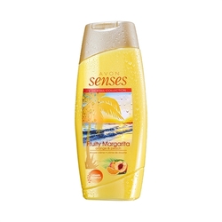 Avon Sprchový gel Senses krémový FRUITY MARGARITA s vůní broskve a pomeranče 250 ml 