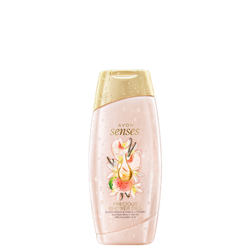 Avon Sprchový gel Senses PRECIOUS s vůní broskve a vanilky 250 ml 