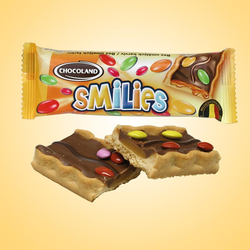 Sušenka SMILIES s karamelem 27 g x 12 ks 