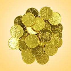 Čokoládové mince KORUNA 400 g 