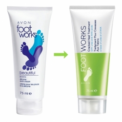 Avon Krém na paty Foot Works hydratační a zjemňující 75 ml