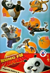 Magnetky KUNG FU PANDA - 8 magnetek