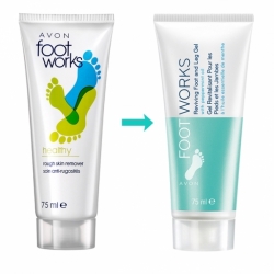 Avon Gel na nohy Foot Works osvěžující s mátovým olejem 75 ml