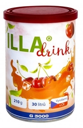 Nízkokalorický nápoj v prášku ILLA DRINK višeň 210 g