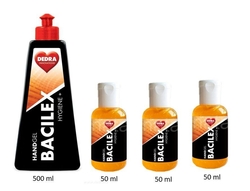 Čisticí gel na ruce s vysokým obsahem alkoholu HANDGEL BACILEX HYGIENE+ SADA  3+1 + rozprašovač ZDARMA