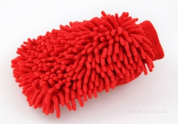 SASANKA - čistící rukavice červená