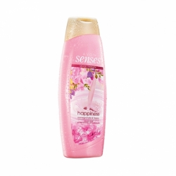 Avon Sprchový gel Senses krémový HAPPINESS s vůní granátového jablka a frézie 500 ml