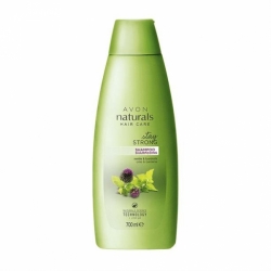 Avon Šampon Naturals vyživující s kopřivou a lopuchem pro oslabené a lámavé vlasy 700 ml
