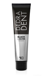 Zubní pasta přírodní Dedra Dent BLACK & SILVER s ionty stříbra 100 ml