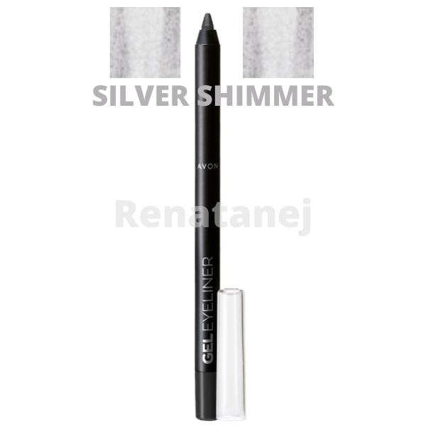 Avon Tužka na oči gelová stříbrná SILVER SHIMMER 1,2 g 33100