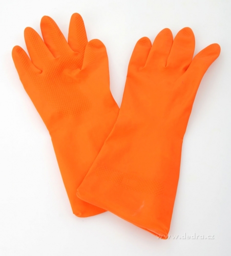 Gumové ochranné rukavice