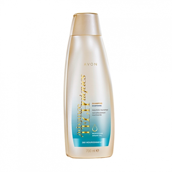 Avon Vyživující šampon s marockým arganovým olejem pro všechny typy vlasů 700 ml